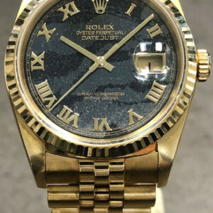 Rolex Vintage Rolex Datejust 36mm 16238 18k Yellow Gold Rare Ferrite Stone Dial