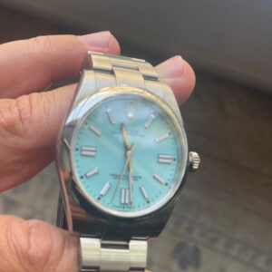 Rolex OP Tiffany blue 41