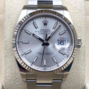 Rolex Datejust 36mm Silver Dial Fluted Bezel Oyster 126234 Unworn 2021