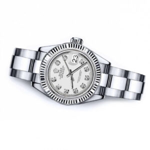 Rolex Women’s Rolex 31mm Datejust White Color Dial with Diamonds