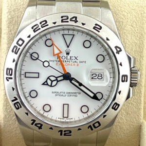 Rolex Explorer II 216570 White Dial Oyster Bracelet No Papers 42mm