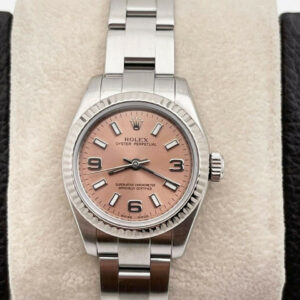 Rolex Ladies Oyster Perpetual 176234 Pink Salmon Dial Stainless Steel Watch