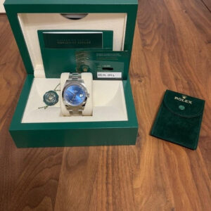 Rolex Datejust 41 Blue Dial Roman