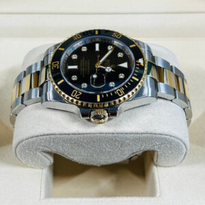 Rolex Submariner Date Factory Diamond Dial Two Tone 40mm