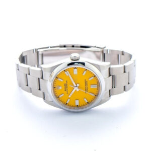 Rolex 126000-0004 – Oyster Perpetual 36 Automatic Chronometer Yellow Dial Unisex Watch