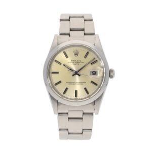 Rolex Date 34 Automatik Edelstahl Herrenuhr Oyster Perpetual Ref. 15000