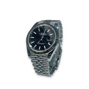 Rolex Datejust 126334 41mm Black Dial Jubilee Fluted