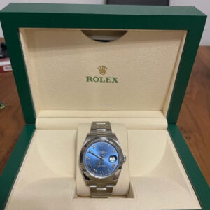 Rolex Datejust 41 Blue Dial Roman