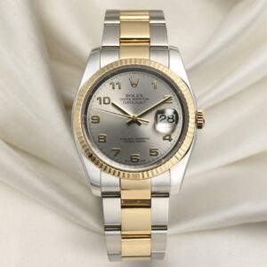 Rolex DateJust 116233 Stainless Steel & 18k Yellow Gold Silver Dial