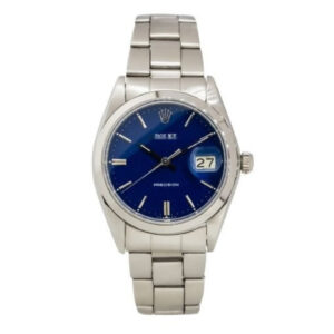 Rolex 6694 Oysterdate Stainless Steel Blue Dial Watch