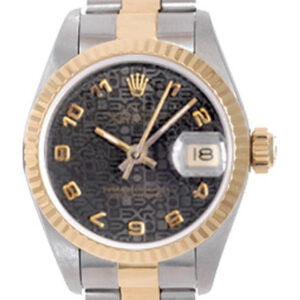 Rolex Ladies Rolex Watch 2-Tone Datejust  79173 Black Jubilee Dial