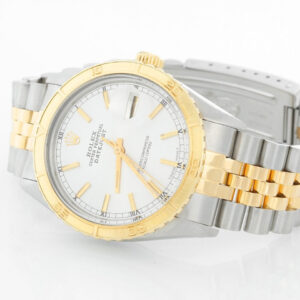 Rolex Turnograph 2-Tone Watch 16253 Thunderbird Bezel