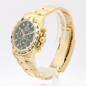 Rolex Daytona Cosmograph 40mm, 18k Yellow Gold, Green Dial, 116508