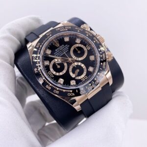 Rolex Daytona 40mm Oyster Flex 116515LN Black Diamond Dial