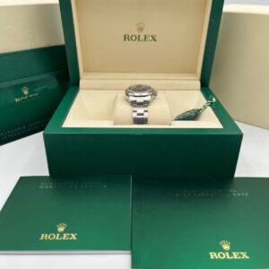 Rolex Oyster Perpetual 28mm Bright Black Dial 276200 Unworn 2021