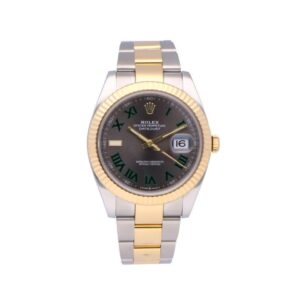 Rolex Datejust II 41  steel – gold grey roman Oyster Wimbledon 2017 B+P