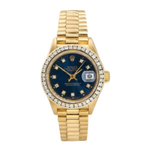 Rolex 69178 Datejust 18k  Gold Diamond Presidential Watch