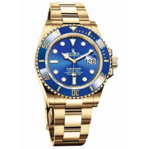 Rolex Submariner Yellow Gold Blue Dial 41mm 2021