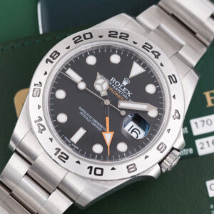 Rolex Explorer II 216570 – Full Set – Like New Condition – LC170 – Black Dial