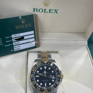 Rolex GMT-Master II Ceramic Two Tone 18k Gold & Steel 116713LN