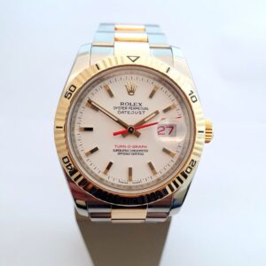 Rolex Datejust Turnograph Steel Yellow Gold Men’s Watch 116263