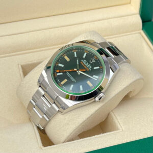 Rolex Milgauss 116400GV “Black Dial Green Crystal” Complete Set “In Stock”