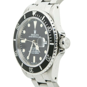 Rolex Submariner 16800 Vintage Mens Watch Stainless Patina Matte Dial 40mm