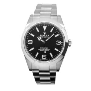 Rolex Explorer I 39mm Stainless Steel Black Dial & Smooth Bezel 214270