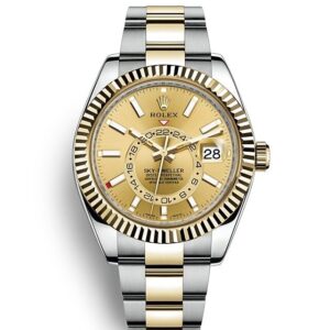 Rolex SKY-DWELLER Oyster, 42 mm, Oystersteel and yellow gold