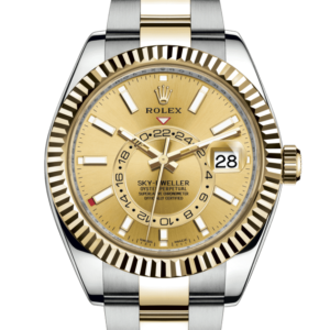 Rolex SKY-DWELLER Oyster, 42 mm, Oystersteel and yellow gold