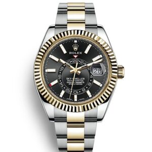 Rolex SKY-DWELLER Oyster, 42 mm, Oystersteel and yellow gold