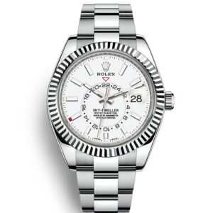 Rolex SKY-DWELLER Oyster, 42 mm, Oystersteel and white gold