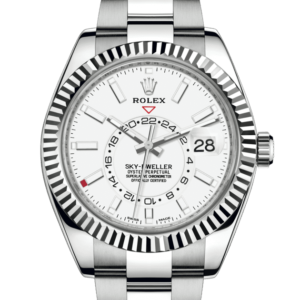 Rolex SKY-DWELLER Oyster, 42 mm, Oystersteel and white gold