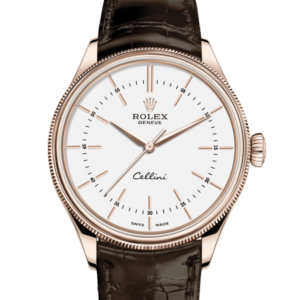 Rolex CELLINI TIME 39 mm, 18 kt Everose gold, polished finish