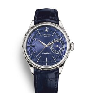 Rolex CELLINI DATE 39 mm, 18 kt white gold, polished finish