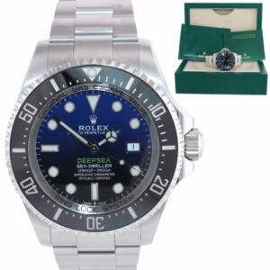 Rolex Sea-Dweller Deepsea 126660 Stainless Steel James Cameron Blue Dial Watch