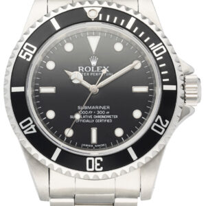 Rolex Oyster Perpetual Submariner 14060M Engraved Rehaut No Date Mens Watch